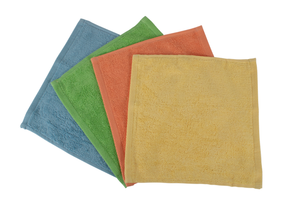 KITAEINKAUF Seiftuch 3er Pack, 30 x 30 cm, 100% Baumwolle, Farbe wählbar