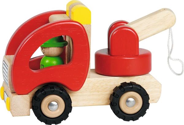 GOKI Abschleppwagen aus Holz, ab 2 Jahre