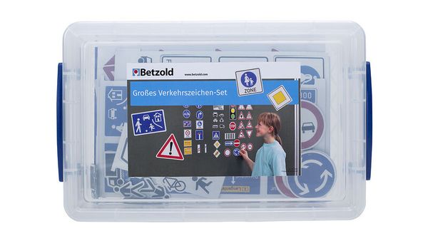 Verkehrszeichen-Satz für die Tafel, 218-teiliges Set