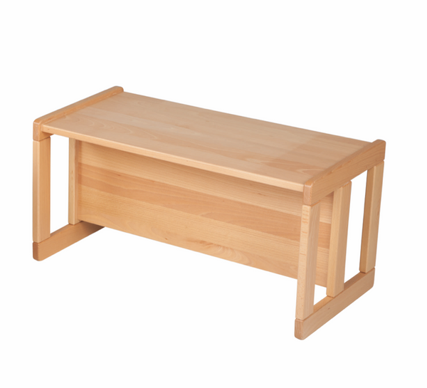 Holzbank, Holzstuhl, Kleiner Tisch, Massivholz, Naturbelassene Oberfläche