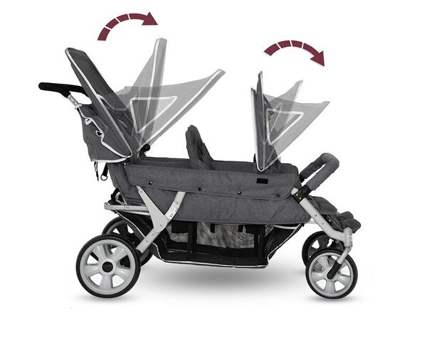 doppel-kinderwagen, baby-kinderwagen, faltbarer-kinderwagen, große räder, verdeck-schutz