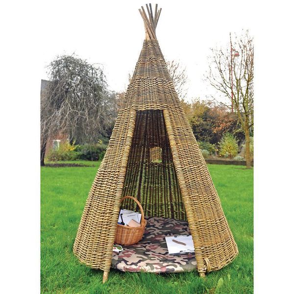 Wicki Telt, Schattenzelt, Rattan, Tipi, Outdoor