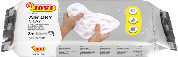 JOVI Lufttrockende Modelliermasse, weiß, 1 kg  JOVI Lufttrockende Modelliermasse, weiß, 1 kg