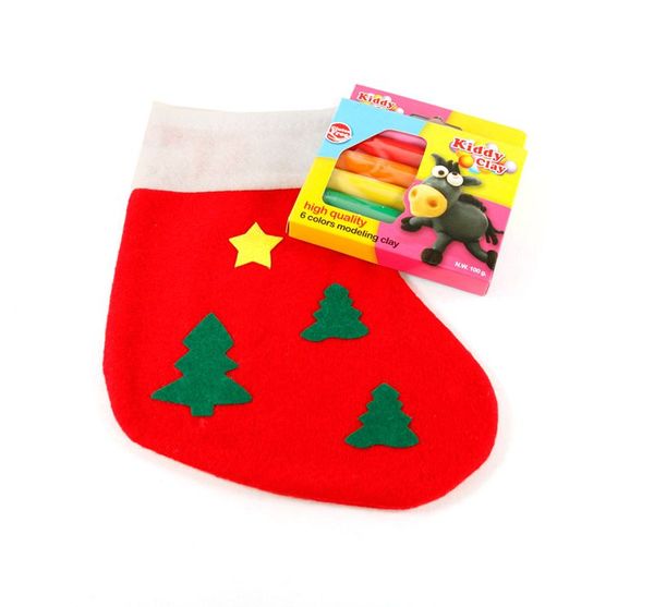 Stocking, Weihnachtsstrumpf, Filz, Tannenzweige, Baumformen