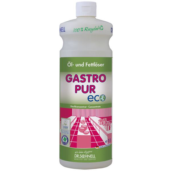 DR. SCHNELL Gastro Pur Eco, Öl- und Fettlöser, 1 l DR. SCHNELL Gastro Pur Eco, Öl- und Fettlöser, 1 l