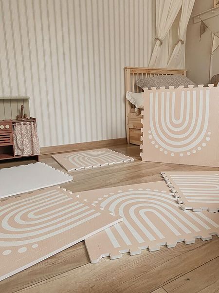 Puzzle-Matte, Spielmatte, Schaumstofffliesen, Verbindungsmatten, Kinderzimmer-Dekoration