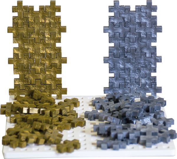 PLUS PLUS MINI Bausteine gold und silber, 2000 tlg. PLUS PLUS MINI Bausteine gold und silber, 2000 tlg.