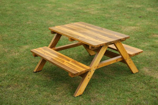 Holzpavillon, Picknicktisch, Picnictisch, Holz, Außenmöbel