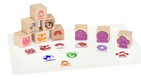 Holzstempel "Belohnung", 9 Stück (SONDERANGEBOT) Holzstempel "Belohnung", 9 Stück (SONDERANGEBOT)