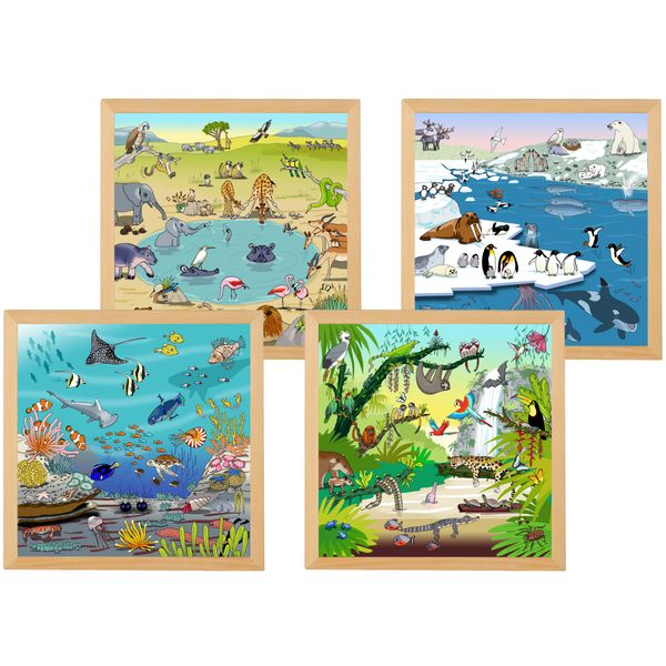 Tierwelt, Unterwasserwelt, Dschungel, Säugetiere, Frühjahrslandschaft