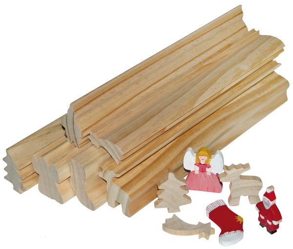 holzstangen, holzstäbe, balsa holz, handwerksholz, formen weihnachtsfiguren