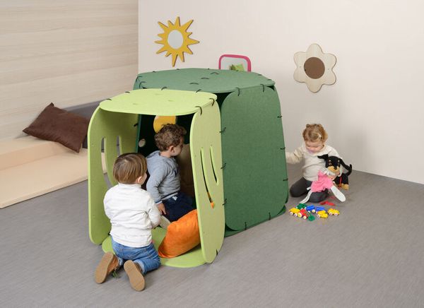 Spielzelt, Kinderzelt, Pflexi-Zelt, grünes Zelt, Spielhaus