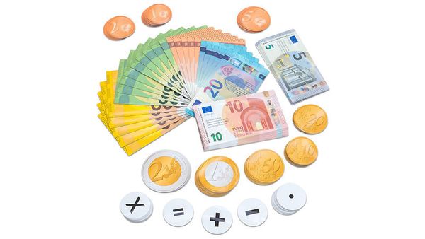 Geld, Euro, Münzen, Banknoten, Kasse