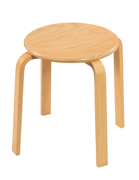 Hocker aus Holz, Sitzhöhe 21