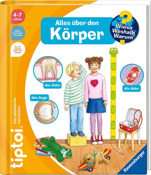 RAVENSBURGER tiptoi® Wieso? Weshalb? Warum? Alles über den Körper, ab 4 Jahre RAVENSBURGER tiptoi® Wieso? Weshalb? Warum? Alles über den Körper, ab 4 Jahre