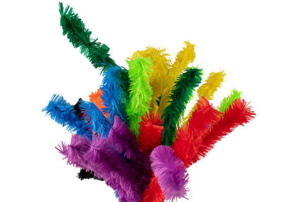 Pfeifenputzer Flauschig Mix 120 cm, 50 Stück Pfeifenputzer Flauschig Mix 120 cm, 50 Stück