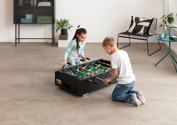 Mini-Tischkicker mit Teleskopstangen, ab 3 Jahre, Farbe wählbar