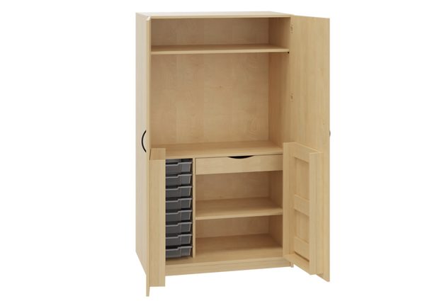 Werkraumschrank mit 8 Schubladen und einer stabilen Rückwand