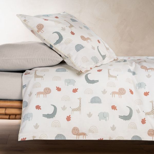 JULIUS ZÖLLNER Bettwäsche Wild Friends, 100% Bio-Baumwolle, 100x135 cm JULIUS ZÖLLNER Bettwäsche Wild Friends, 100% Bio-Baumwolle, 100x135 cm