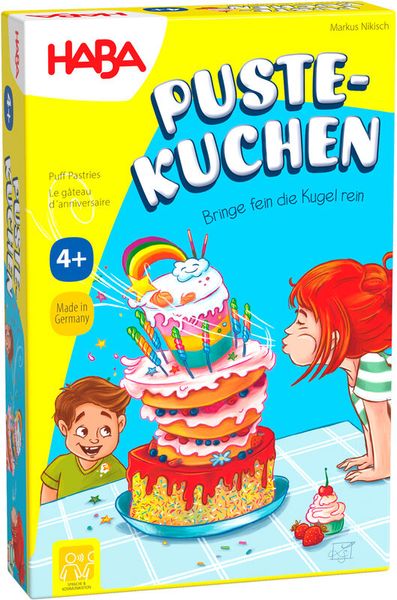 HABA Pustekuchen - Geschicklichkeitsspiel, ab 4 Jahre, Spieldauer bis 10 Minuten HABA Pustekuchen - Geschicklichkeitsspiel, ab 4 Jahre, Spieldauer bis 10 Minuten