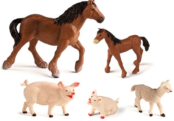 Pferd, Pony, Hochland, Tierfigur, Satteltraber