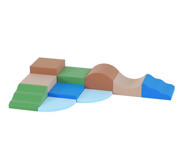 Bausteine, Klemmspiel, Würfelblock, Kunststoff, Spielset
