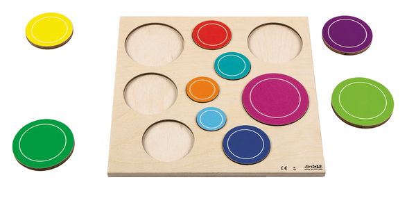 Reliefpuzzle Entdecke die Größen, 2 Puzzle, 2 x 15 Teile, ab 3 Jahre