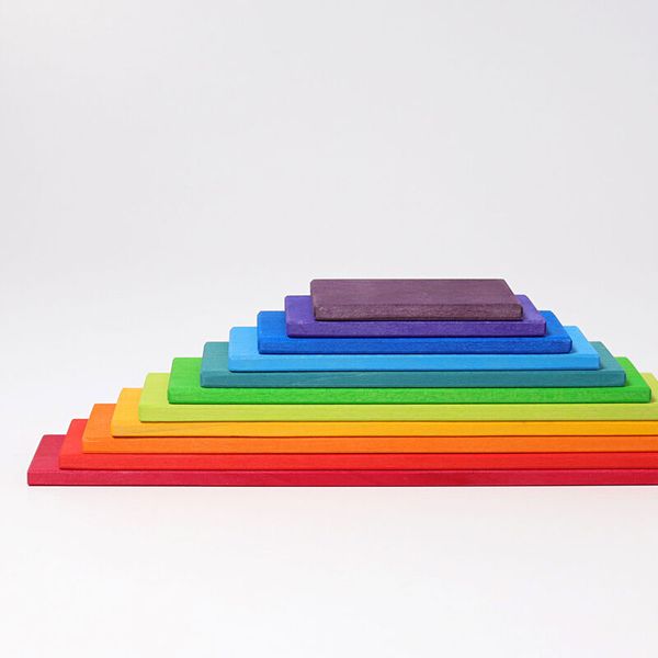 GRIMM´S Regenbogen Bauplatten, 11-tlg., ab 2 Jahre