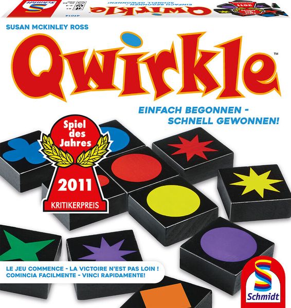 Lege- und Kombinationsspiel Qwirkle, 2-4 Personen, ab 7 Jahre
