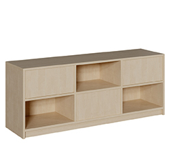Regal, Sideboard, Vitrine, Holz, Schubladen