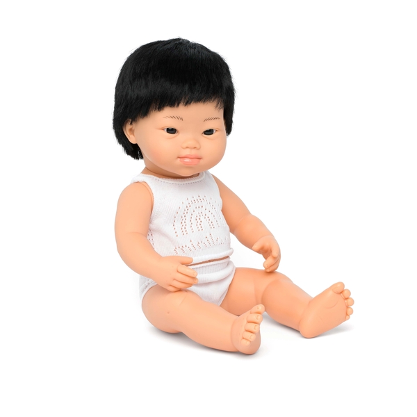 Puppe Junge asiatisch mit Downsydrom - 38 cm Puppe Junge asiatisch mit Downsydrom - 38 cm