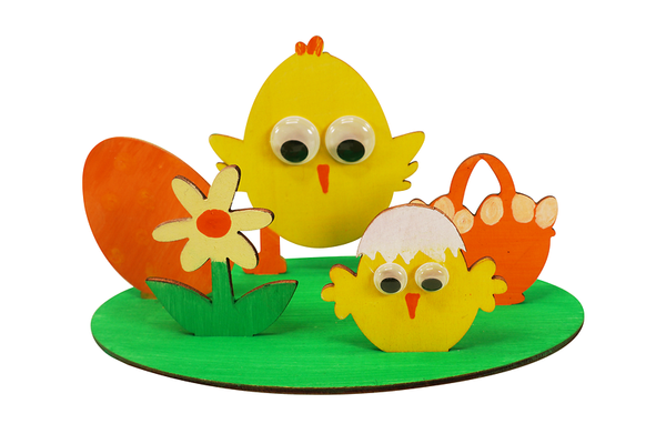 Osterküken Bastelset, 6 Stück (SONDERANGEBOT)