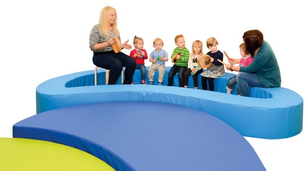 Kuschelsofa, Sitzbereich, Kinder, Schaumstoff, Türme