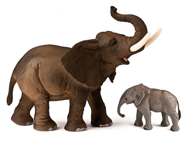 Wildtiere mit ihren Jungen, 12 Stück,  ca. 4 - 12 cm, ab 3 Jahre Wildtiere mit ihren Jungen, 12 Stück,  ca. 4 - 12 cm, ab 3 Jahre