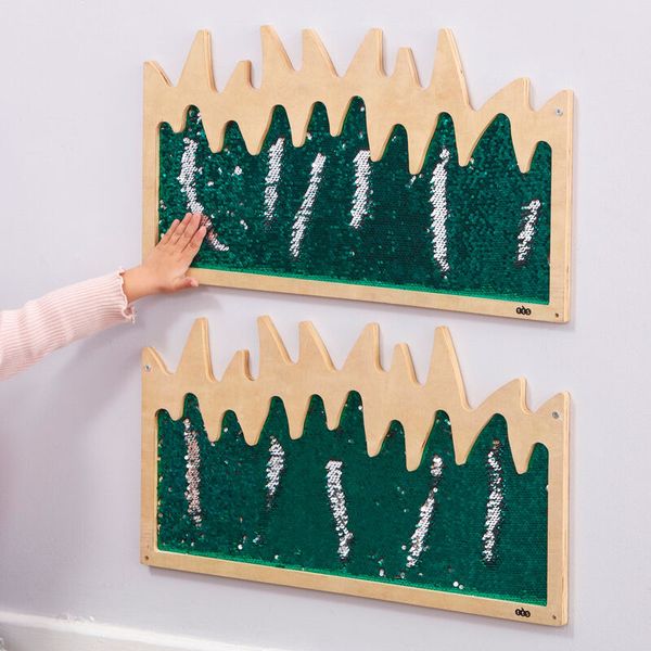 Haptisches Wandboard in Seegras-Optik, 2 Stück Haptisches Wandboard in Seegras-Optik, 2 Stück