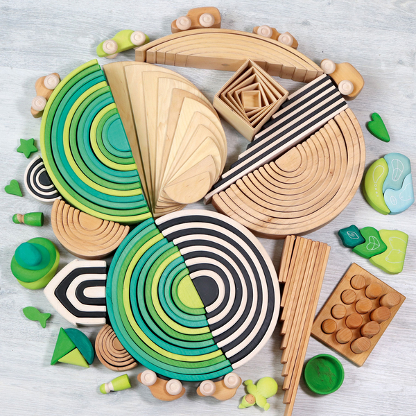 GRIMM´S Großer Regenbogen, waldgrün, 12 Teile, ab 3 Jahre GRIMM´S Großer Regenbogen, waldgrün, 12 Teile, ab 3 Jahre