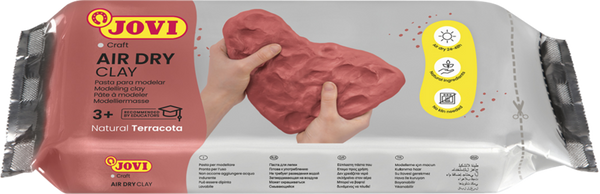 JOVI Lufttrockende Modelliermasse, teracotta, 1 kg  JOVI Lufttrockende Modelliermasse, teracotta, 1 kg