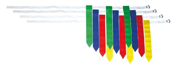 Fang mich Bänder, 4 Gürtel mit je 3 Bändern