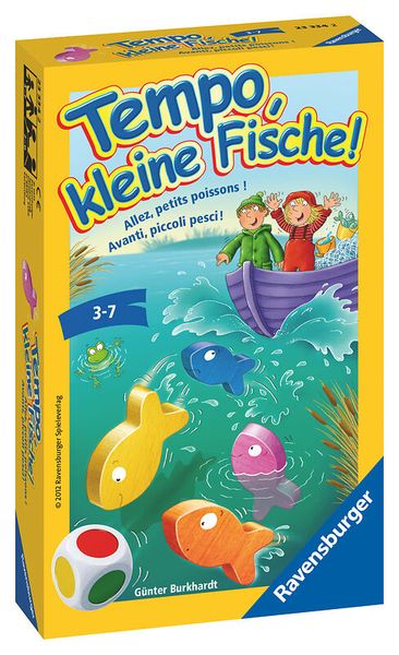 RAVENSBURGER Tempo, kleine Fische! - Mitbringspiel, ab 3 Jahre RAVENSBURGER Tempo, kleine Fische! - Mitbringspiel, ab 3 Jahre