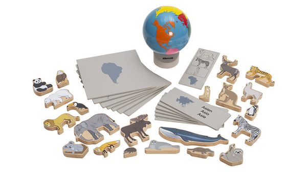 BETZOLD Kontinente-Box, 37 Teile
