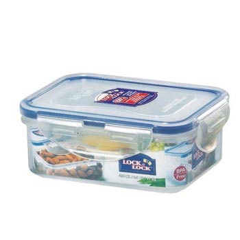 Frischhaltedose, Aufbewahrungsbox, Lock&Lock, Grau-Blau, BPA-frei