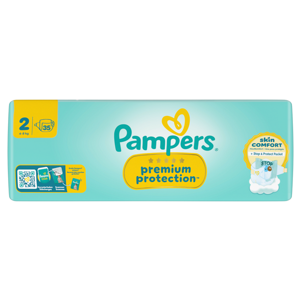 windeln, babywindeln, Pampers, premium protection, verpackung