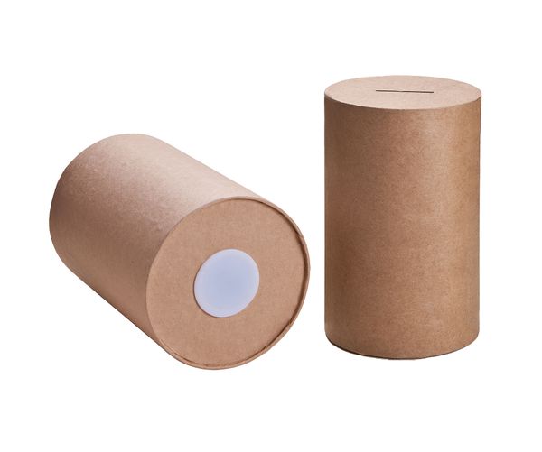 Kartonröhre, Kartonrohr, Kartonbehälter, Papprolle, Material: Karton