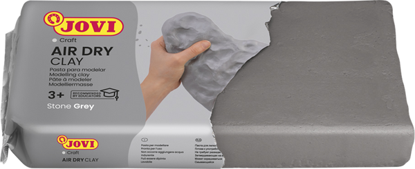 JOVI Lufttrockende Modelliermasse, grau, 1 kg  JOVI Lufttrockende Modelliermasse, grau, 1 kg