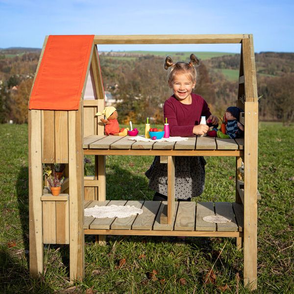 Holzküche, Kletterlage, Spielzeug, Kinderküche, Outdoor
