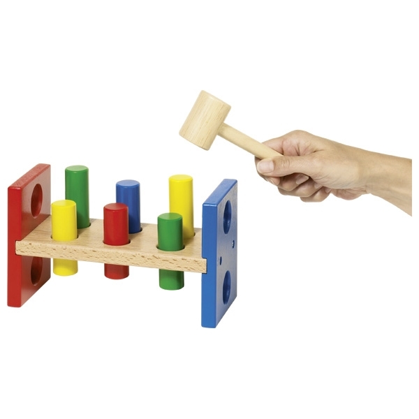 GOKI Hammerbank rechteckig, Holz, (LxBxH): 21,5 x 9 x 12 cm, ab 2 Jahre GOKI Hammerbank rechteckig, Holz, (LxBxH): 21,5 x 9 x 12 cm, ab 2 Jahre