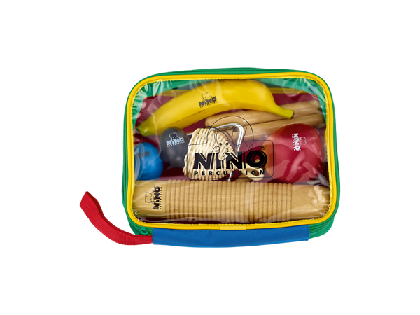 NINO® Percussion Kinder-Rhythmus-Set, 8-teiliges Set