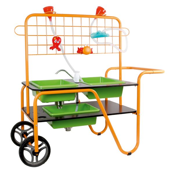 Kinder-Spülwagen, Waschstation, Wäschestation, Spülwagen, Waschtisch