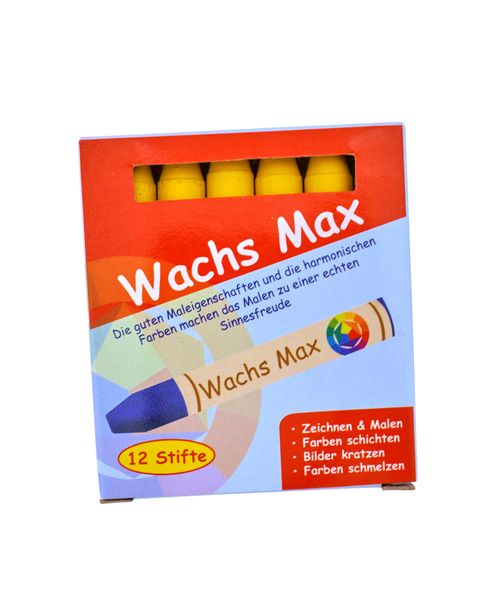 Wachsmax Wachsmaler, 12 Stück, Farbe wählbar (SONDERANGEBOT)