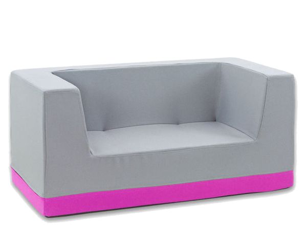 Sofa mit Rückenlehne und Armstützen, Kunstleder